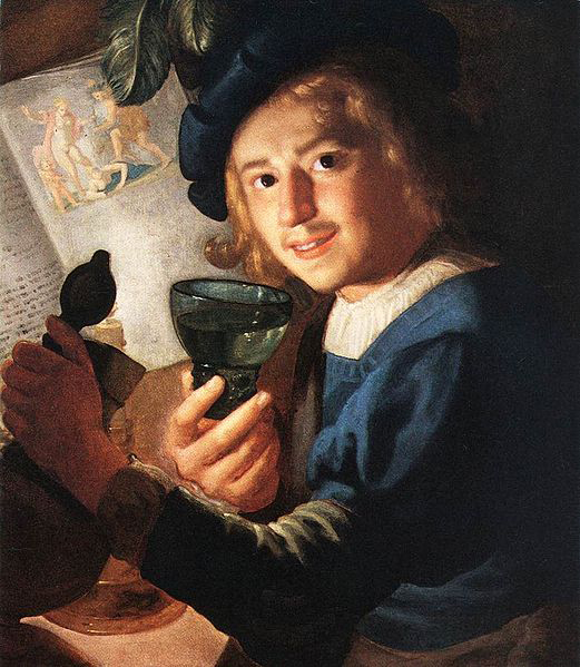 Gerard van Honthorst Young Drinker